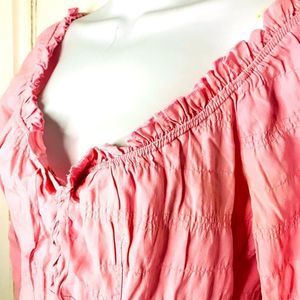 Pink blouse